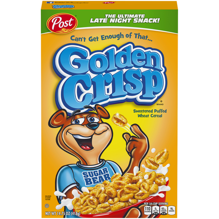 POST Post Golden Crisp Cereal 14.75 oz. Box, PK12 88008